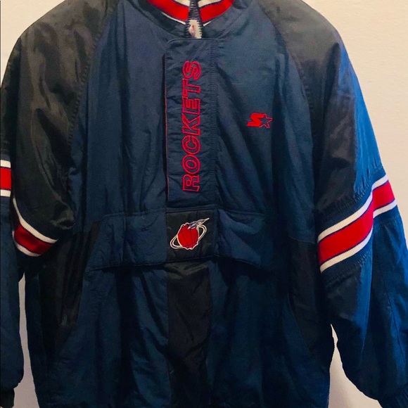 🚫SOLD🚫VINTAGE NBA Houston Rockets Starter Jacket - Picture 2 of 4